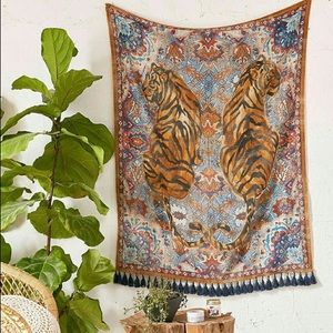 Double Tigers Tapestry Urban Outfitters